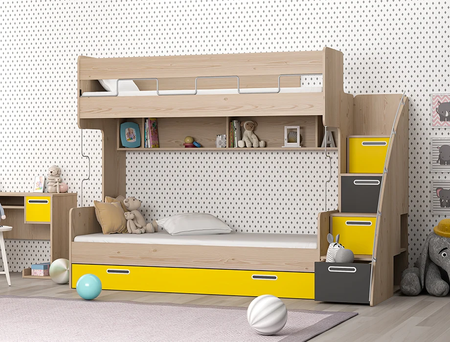 Kids room with bunk bed