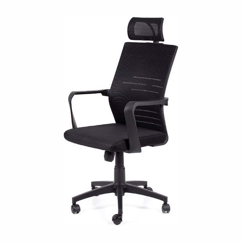 High-Back Mesh Chair with Headrest & Tilt