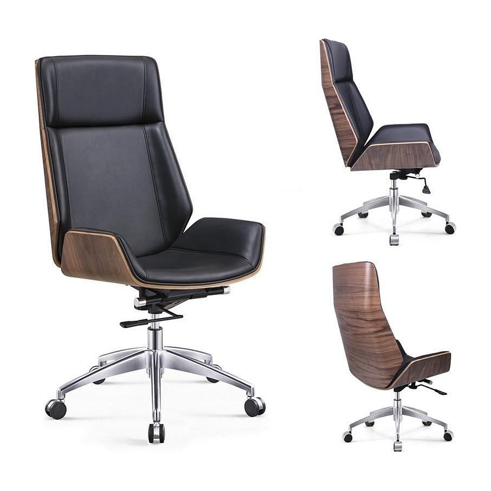 Walnut Shell Chair – High Back